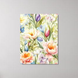Lienzo Exquisitas Flores De Primavera Sofisticadas. Pintu