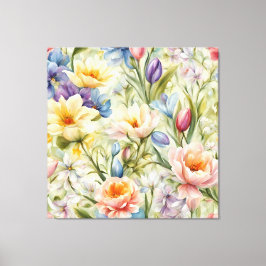Lienzo Exquisitas Flores De Primavera Sofisticadas. Pintu