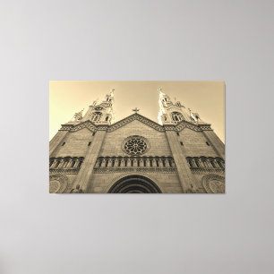 Lienzo Exterior de la iglesia