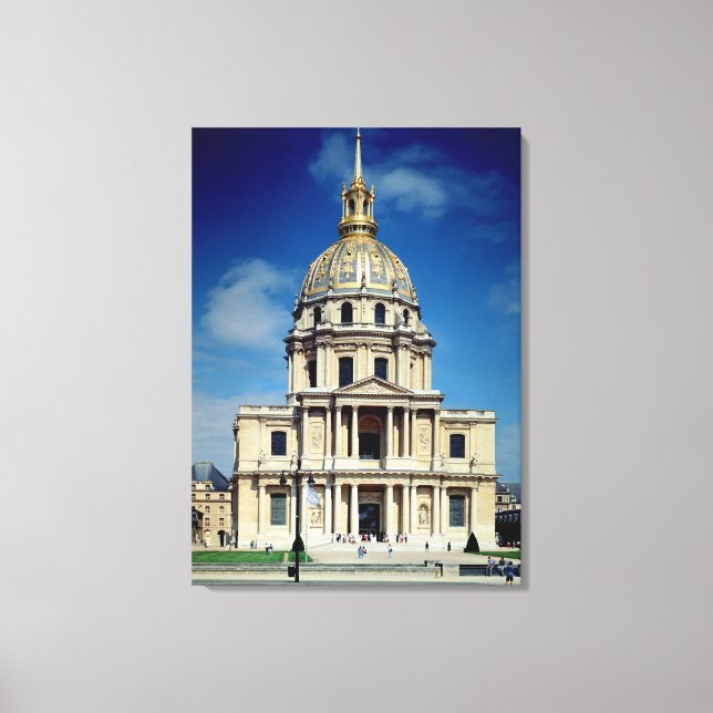 Lienzo Exterior de la iglesia, iniciado en 1676 (foto) (Anverso)