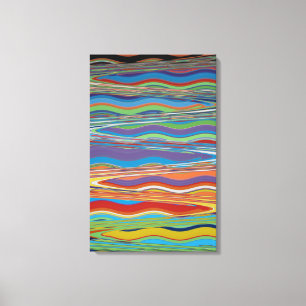 Lienzo Extracto 12, imágenes de la alfombra de Verticle