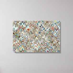 Lienzo Extracto 3, imágenes del barco de Hong Kong del