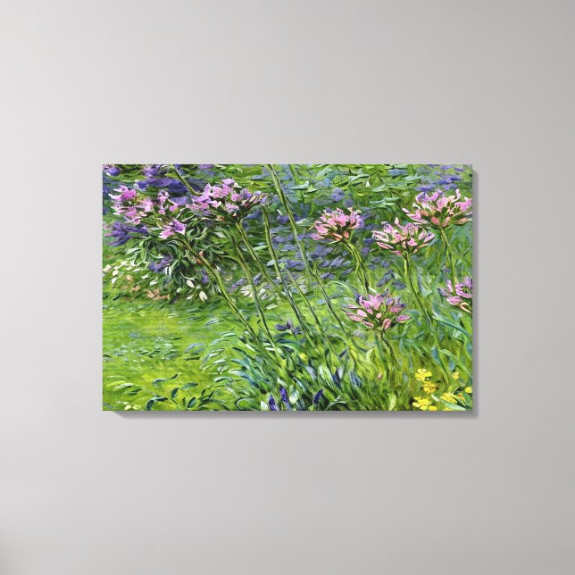 Lienzo Exuberante y vibrante representación de las flores (Anverso)