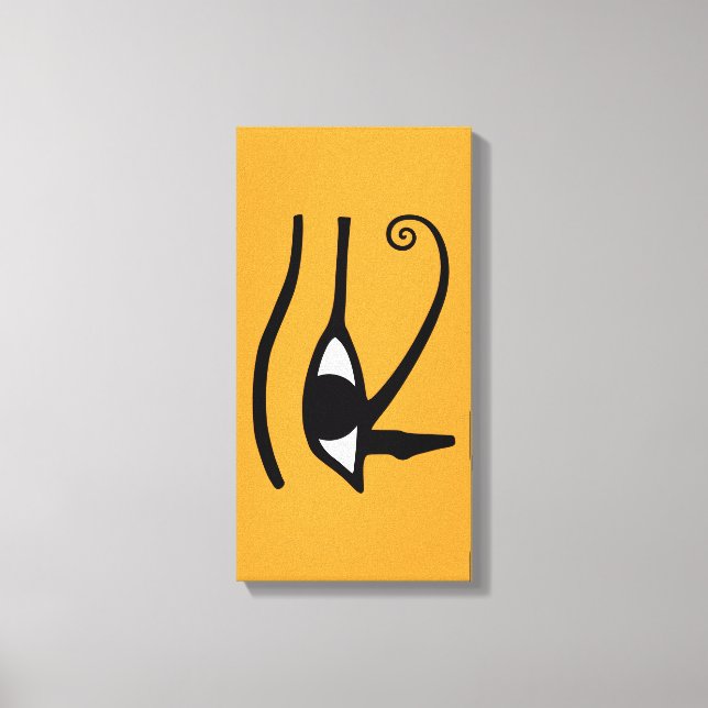 Lienzo Eye of Horus – Anch – Lebensschlüssel –Hieroglyphs (Anverso)