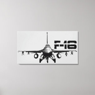 Lienzo F-16 Fighting Falcon Wrapped Canvas