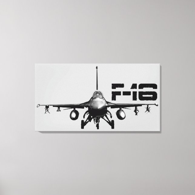 Lienzo F-16 Fighting Falcon Wrapped Canvas (Anverso)