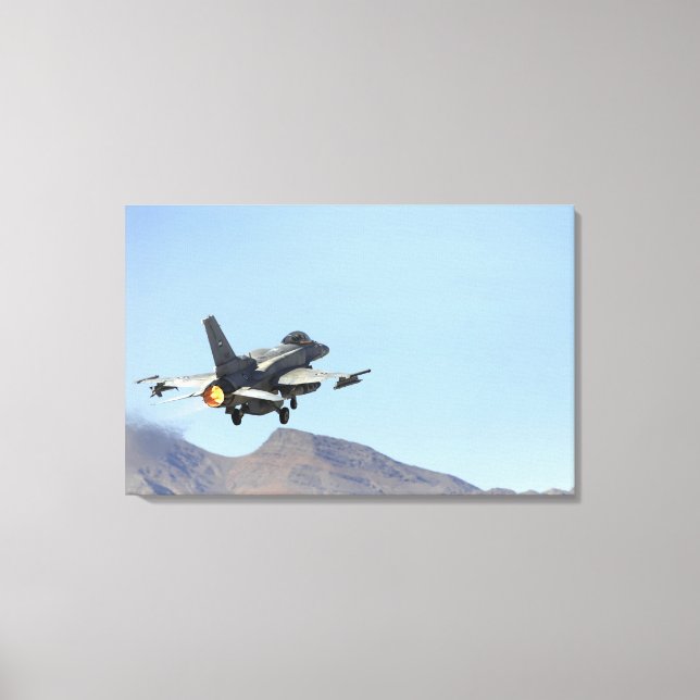 Lienzo F-16E de los Emiratos Árabes Unidos (Anverso)
