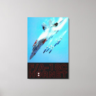 Lienzo F/A-18C HORNET 24x36