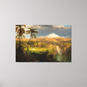 Lienzo F. E. IGLESIA - Pasar ducha en los trópicos 1872