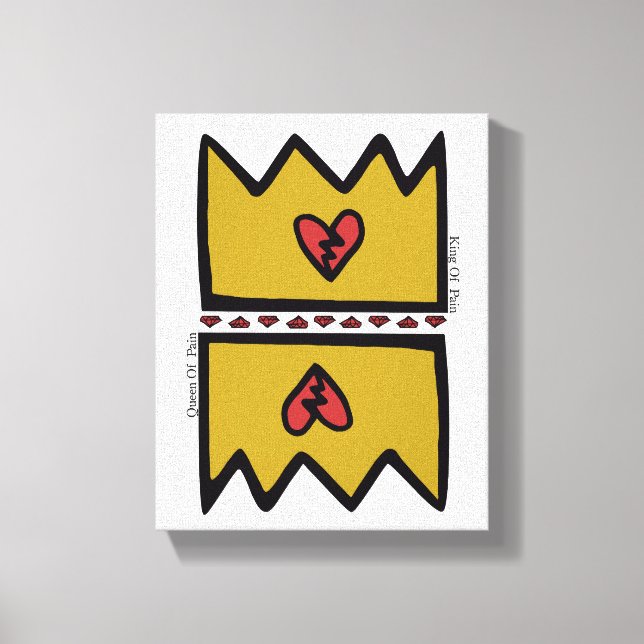 Lienzo F.I.O. “King & Queen Of Pain”  (Anverso)