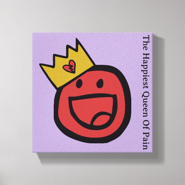 Lienzo F.I.O. “The Happiest Queen Of Pain”  (Anverso)