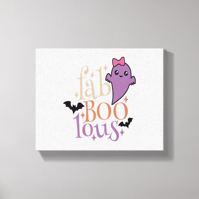 Lienzo Fa BOO Lous Fa BOO Lous Halloween Ghost (Anverso)