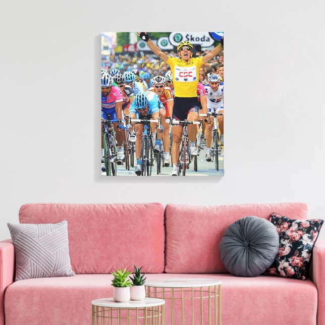 Lienzo Fabian Cancellara Héroe Temprano Etapa 3 Tour de F (Insitu (Sala de estar))