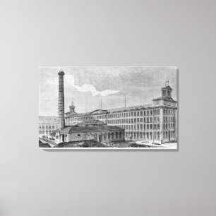 Lienzo Fábrica de algodón de Foudre del La