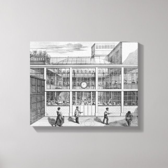 Lienzo Fábrica de cartuchos de escopeta, Usine Chaudun (Anverso)