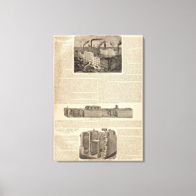 Lienzo Fabricación, almacenes (Anverso)