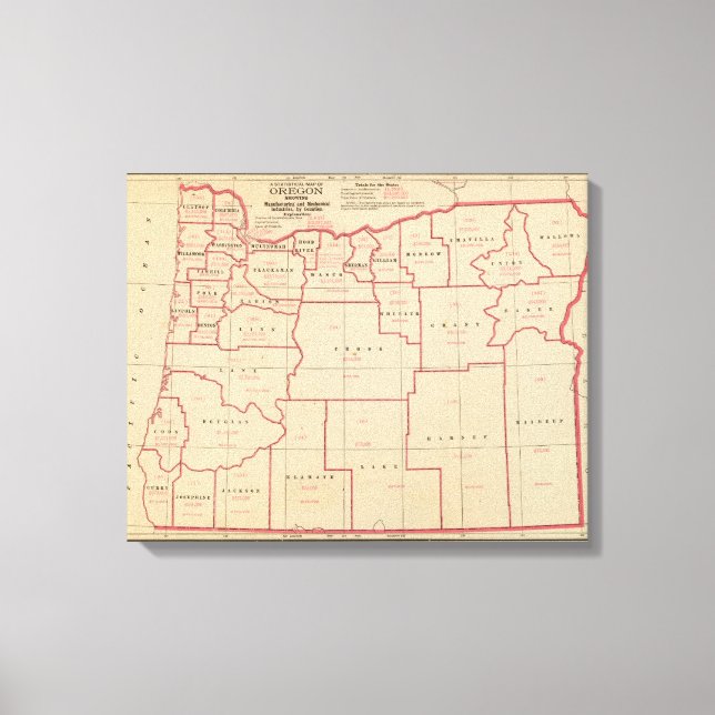 Lienzo Fabricación de Oregon, industrias mecánicas (Anverso)