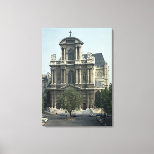 Lienzo Fachada de la iglesia de Santo-Gervais