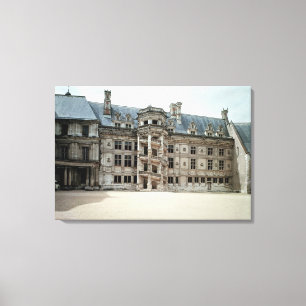 Lienzo Fachada suroriental del ala de Francois I