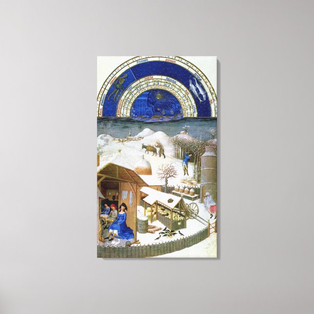 Lienzo Facsímil de febrero (Anverso)