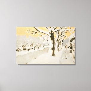 Lienzo Fairfield Porter - NIEVE DE TARDE 1972