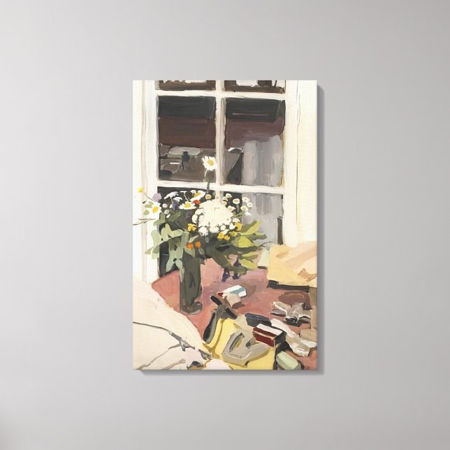 Lienzo Fairfield Porter - TODAVÍA LA VIDA CON STAPLER 197 (Anverso)
