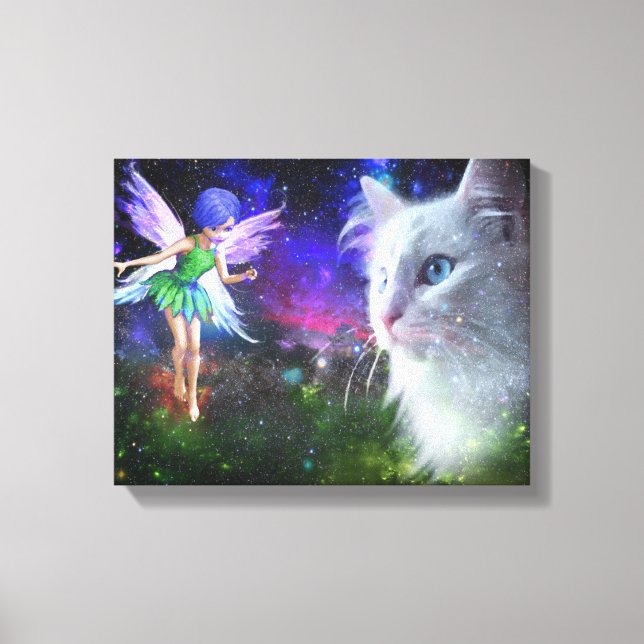 Lienzo Fairy Enventones Cat (Anverso)