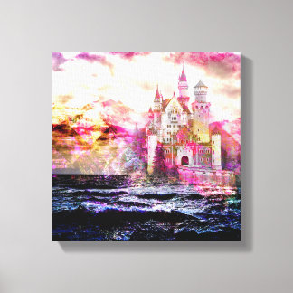Lienzo Fairytale Castle Sunrise