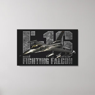Lienzo Falcon de combate F-16