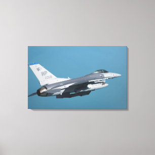 Lienzo Falcon de combate F-16 en vuelo