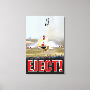 Lienzo FALCON DE COMBATE F-16C - ¡EJECUTAR! 24x36