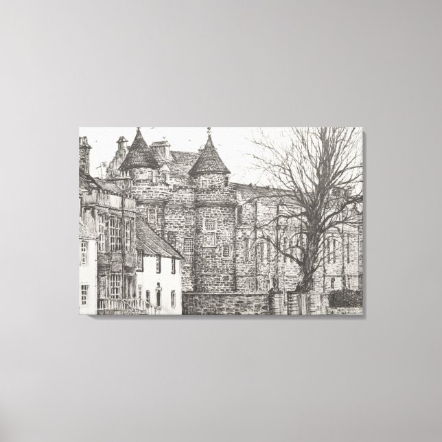 Lienzo Falkland Palace Scotland. 2007 (Anverso)