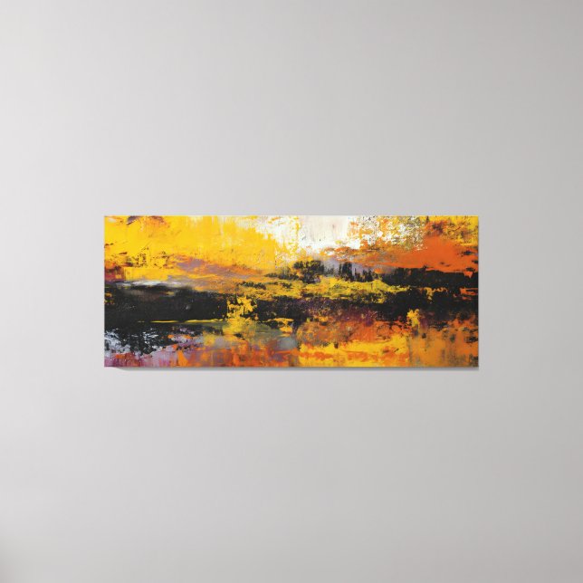 Lienzo Falla de Fuego y Noche (Anverso)