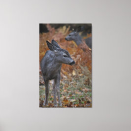 Lienzo Familia de venados - bebé