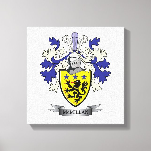 Lienzo Familia McMillan Crest Coat of Arms (Anverso)