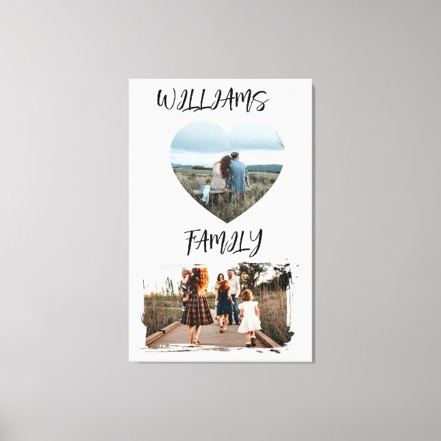 Lienzo Family Photo Stretched Canvas Print (Anverso)