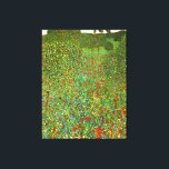 Lienzo Famoso cuadro de Gustav Klimt en Mohnfeld (1907).<br><div class="desc">Famoso cuadro de Gustav Klimt en Mohnfeld (1907). Imprimir lienzo.</div>