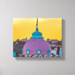 Lienzo Famoso hotel de lujo Hotel Negresco en Niza Franci