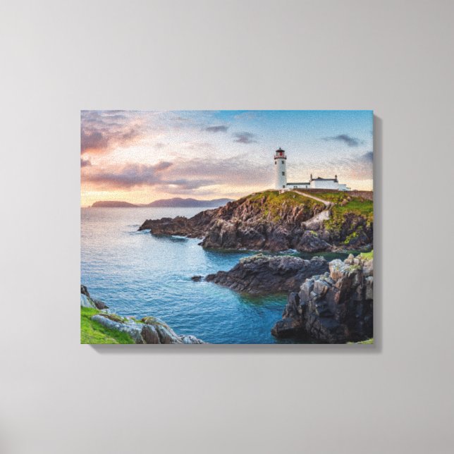 Lienzo Fanad Head Lighthouse | Donegal, Irlanda (Anverso)