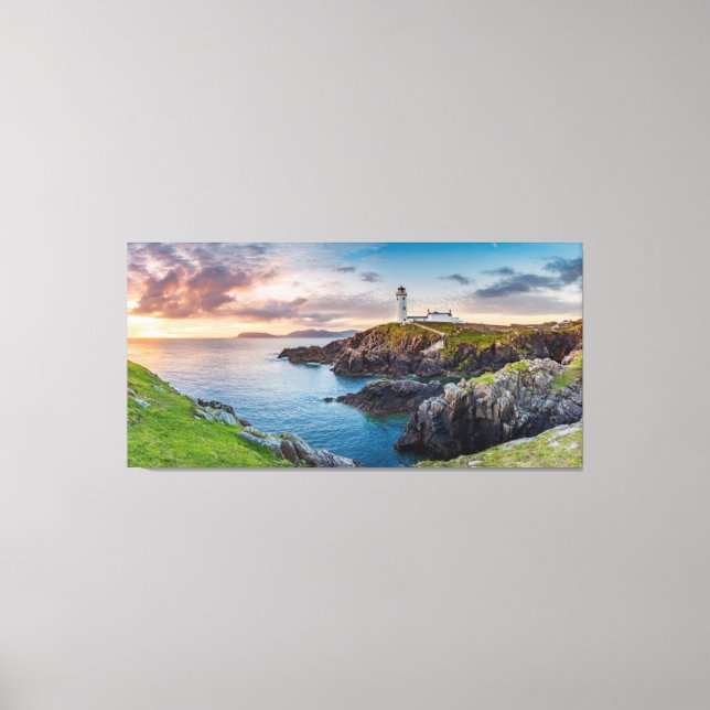 Lienzo Fanad Head Lighthouse | Donegal, Irlanda (Anverso)