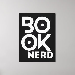 Lienzo Fanático De Libros Leyendo Libros Literatura