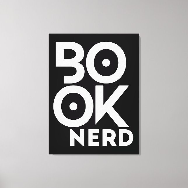 Lienzo Fanático De Libros Leyendo Libros Literatura (Anverso)
