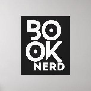 Lienzo Fanático De Libros Leyendo Libros Literatura