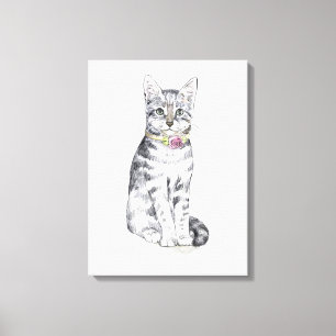 Lienzo Fancy Tabby Cat 3