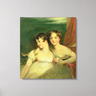 Lienzo Fanny y Jane Hamond