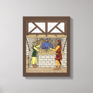 Lienzo Fantasía Apothecary Shop