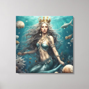 Lienzo Fantasía de sirena