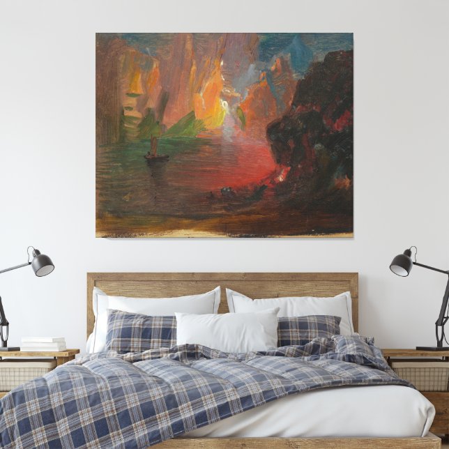 Lienzo Fantasía del iceberg de Frederic Edwin Church  (Insitu(Dormitorio))