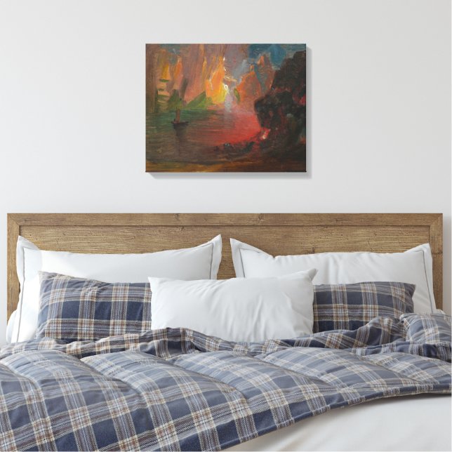 Lienzo Fantasía del iceberg de Frederic Edwin Church  (Insitu(Dormitorio))