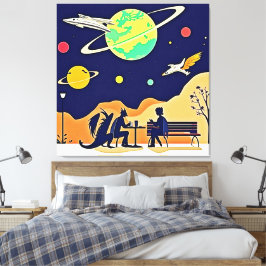 Lienzo Fantasía Noche Rendezvous